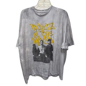 Boys In The Hood Women Tie Dye T Shirt 2XL Gray Graphic Cotton Short Sleeve